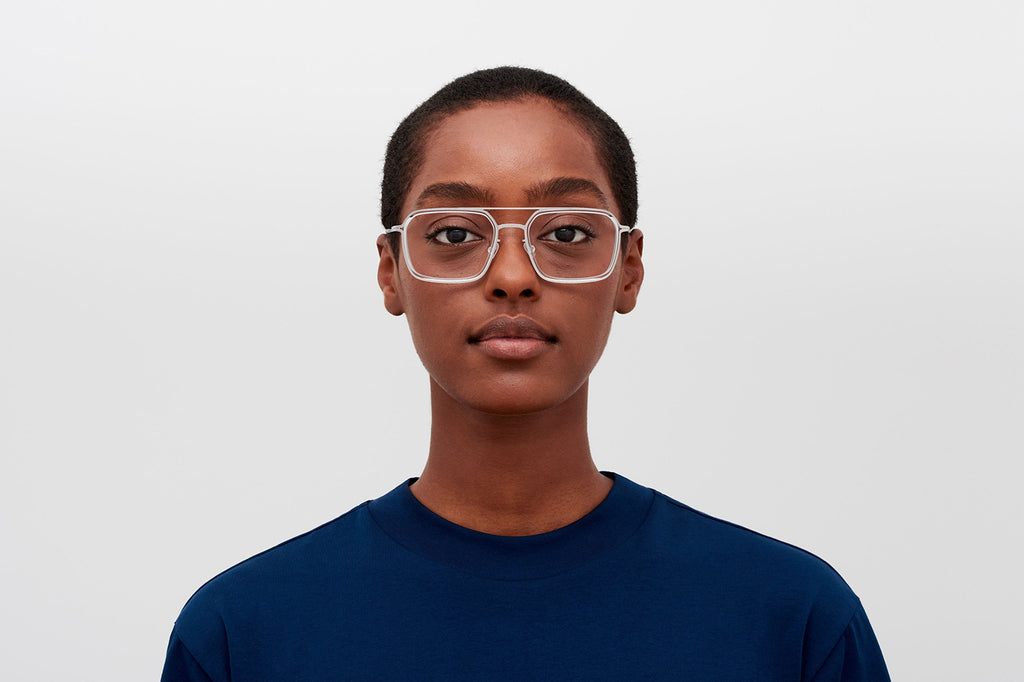 MYKITA® - Kaimar Eyeglasses Shiny Silver/Stone Water