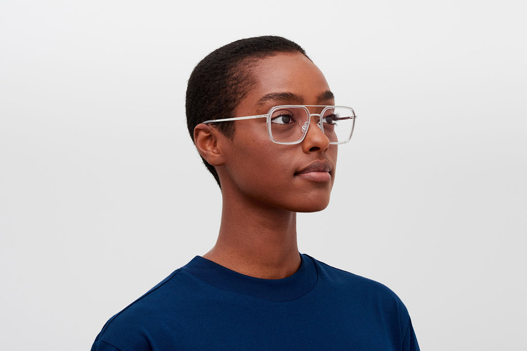 MYKITA® - Kaimar Eyeglasses Shiny Silver/Stone Water