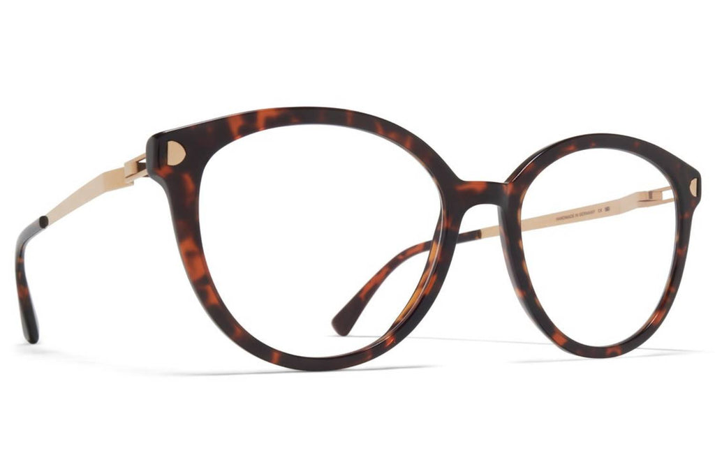 MYKITA® - Yola Eyeglasses Amber Havana/Champagne Gold