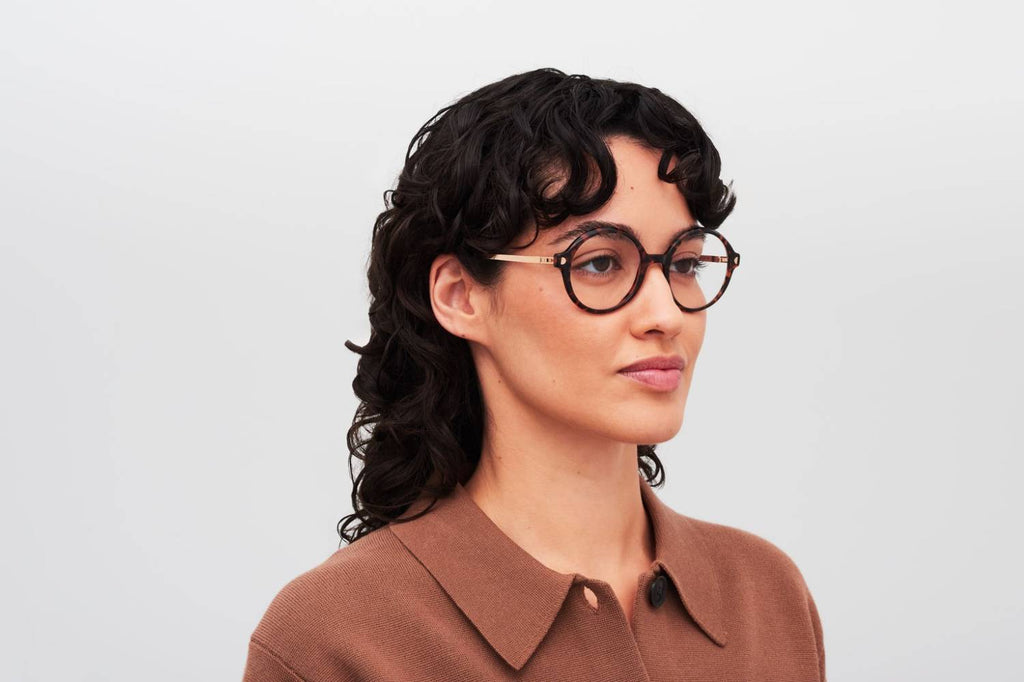 MYKITA® - Oceane Eyeglasses Amber Havana/Champagne Gold
