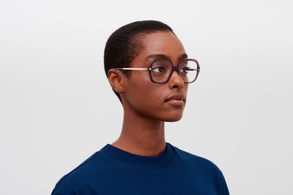 MYKITA® - Nanna Eyeglasses Sweet Grape/Champagne Gold