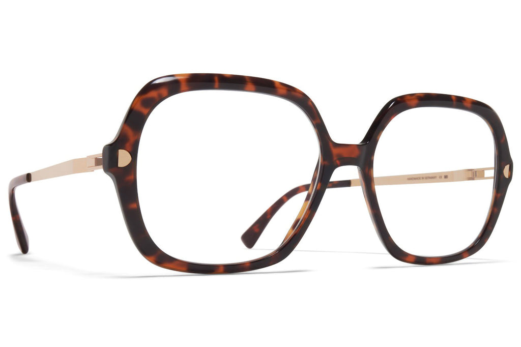 MYKITA® - Nanna Eyeglasses Amber Havana/Champagne Gold