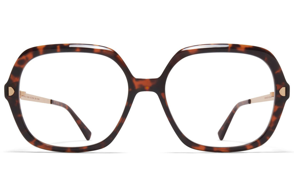 MYKITA® - Nanna Eyeglasses Amber Havana/Champagne Gold