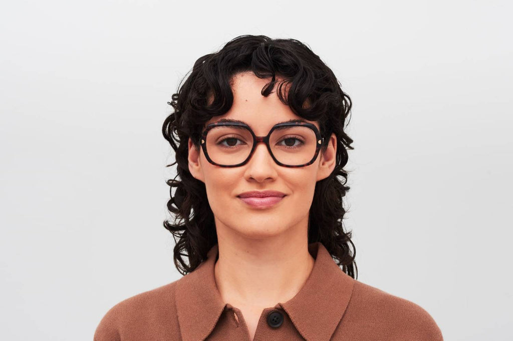 MYKITA® - Nanna Eyeglasses Amber Havana/Champagne Gold