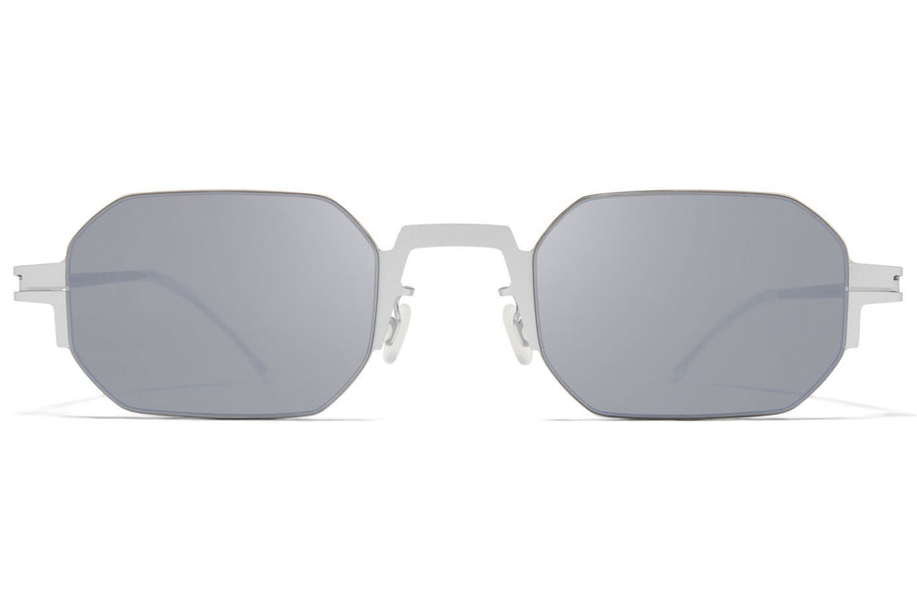 MYKITA - Studio 15.1 Sunglasses Silver/Shiny Silver with Sienna Brown Flash Lenses