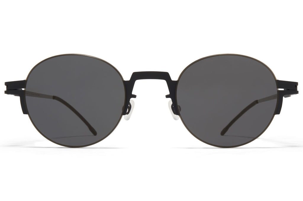 MYKITA - Studio 15.2 Sunglasses Black/Silver with Dark Grey Solid Lenses