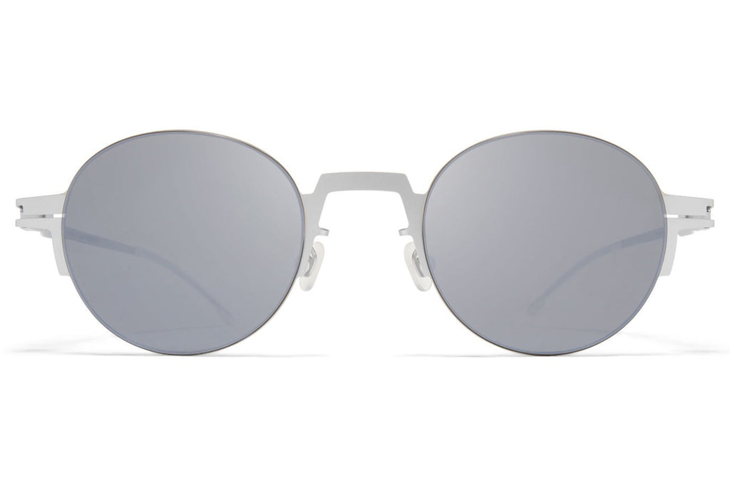 MYKITA - Studio 15.2 Sunglasses Silver/Shiny Silver with Sienna Brown Flash Lenses