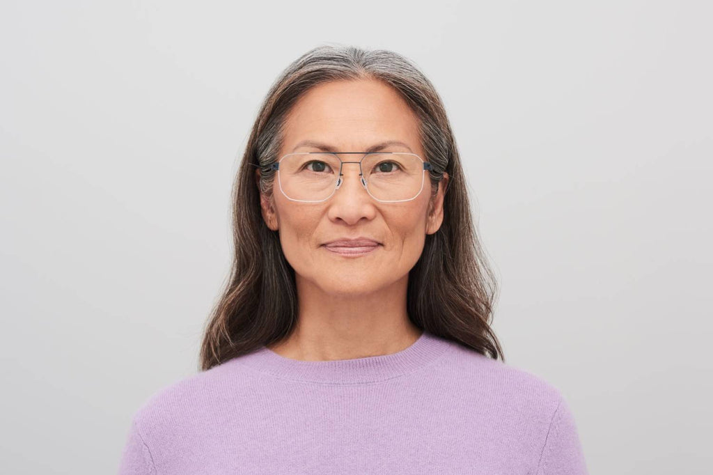 MYKITA® / LESSRIM - Rembert Eyeglasses Silver/Indigo