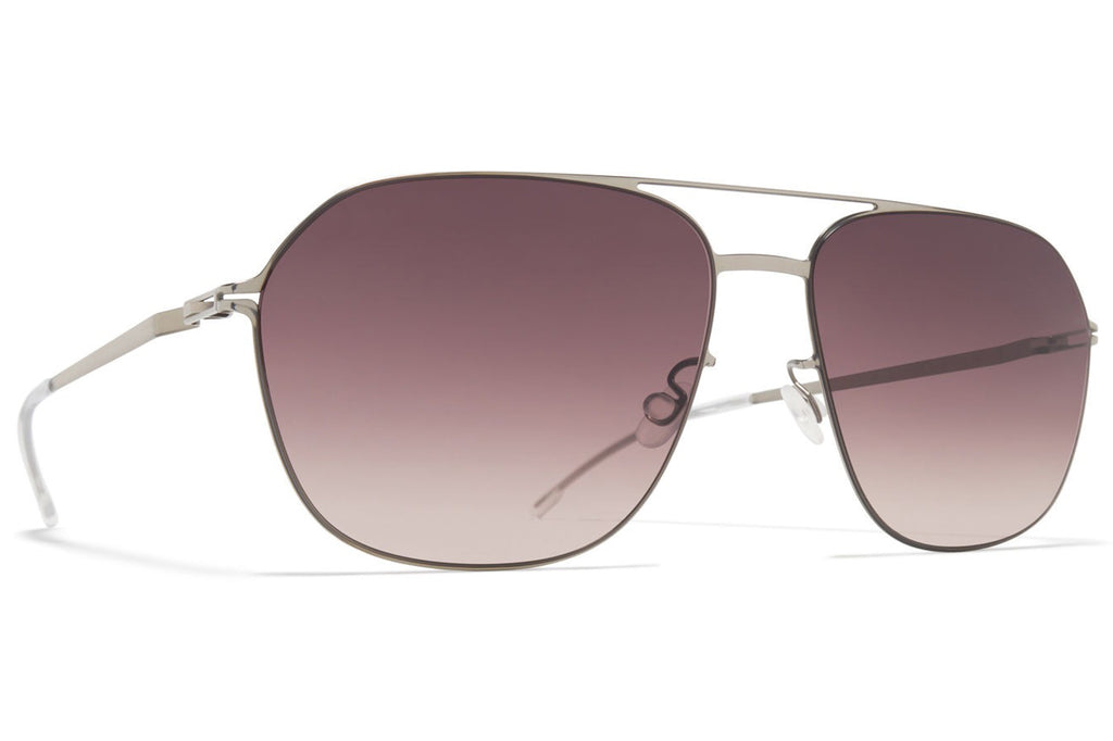MYKITA - Laven Sunglasses Silver with Cedar Brown Gradient Lenses