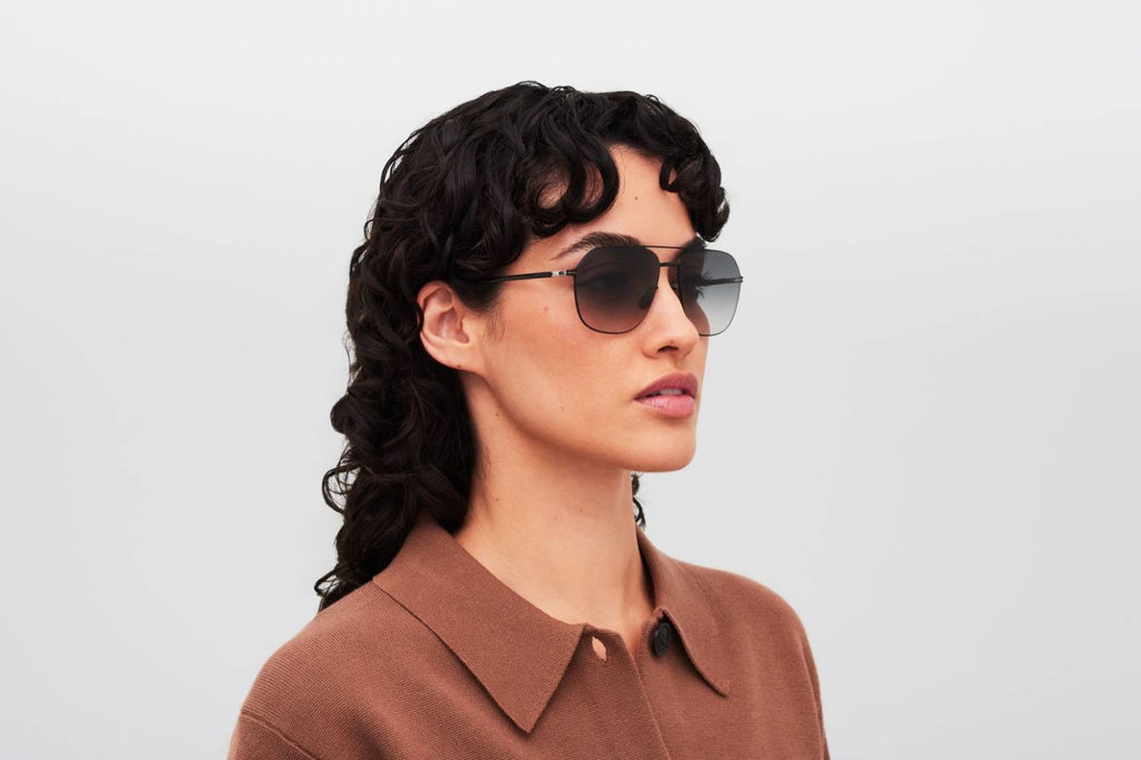 MYKITA - Laven Sunglasses Black with Grey Gradient Lenses