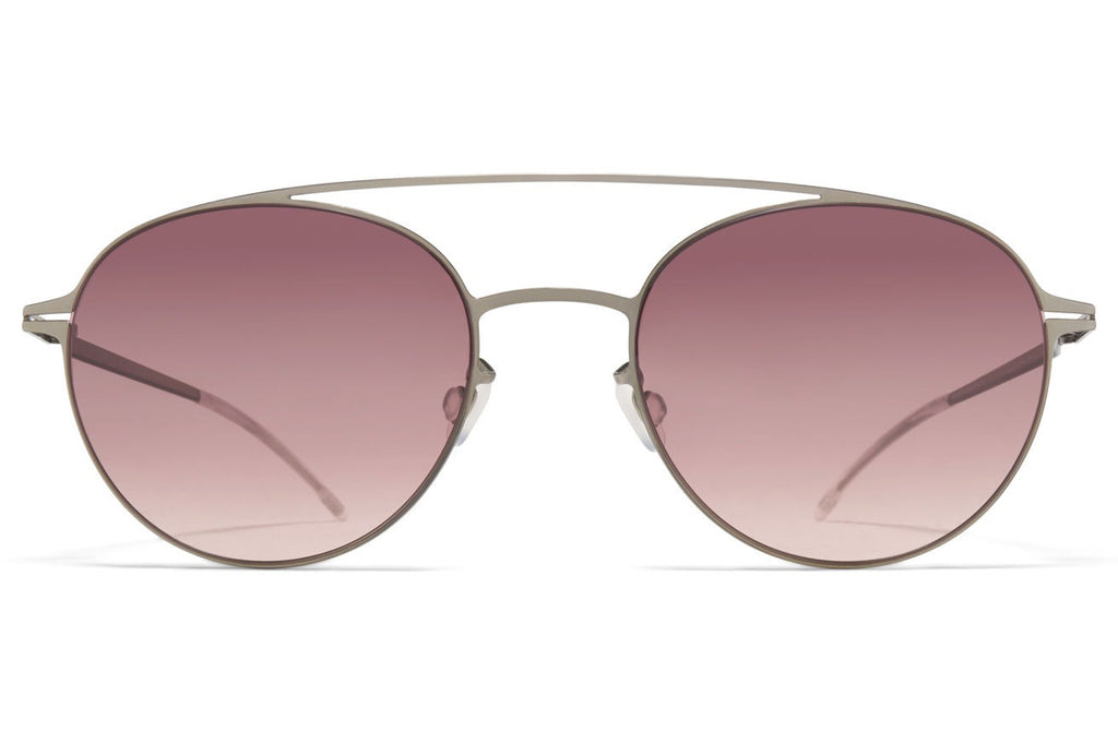 MYKITA - Reva Sunglasses Silver with Cedar Brown Gradient Lenses