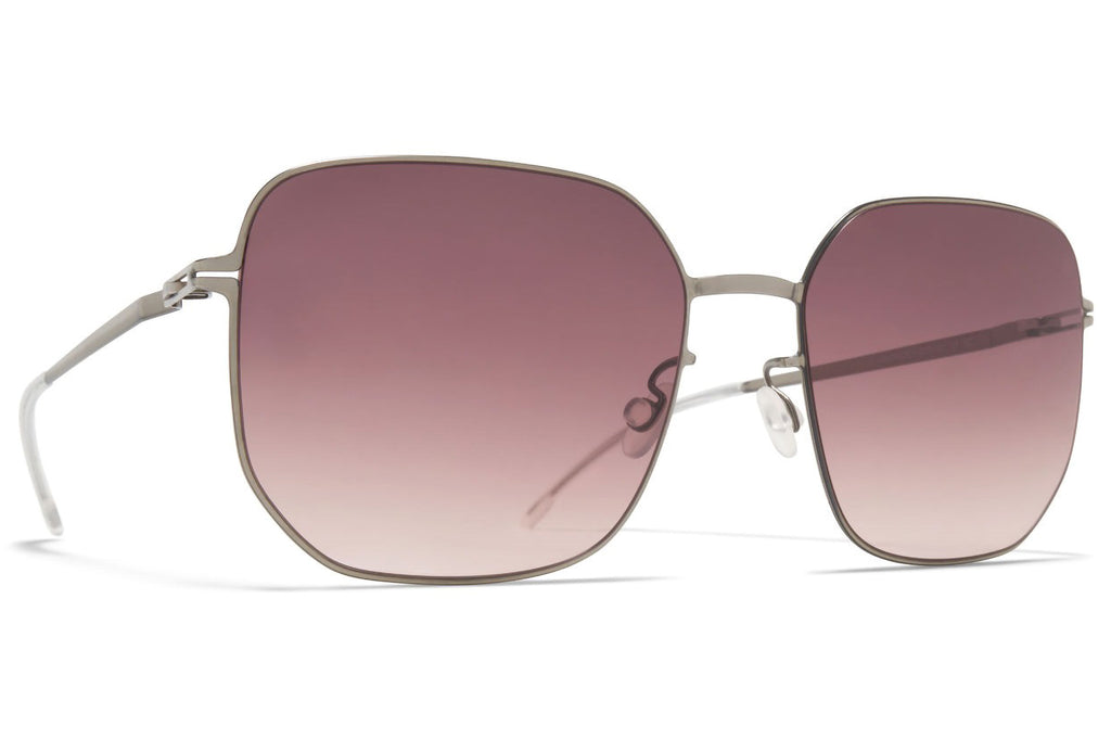 MYKITA - Indira Sunglasses Silver with Cedar Brown Gradient Lenses