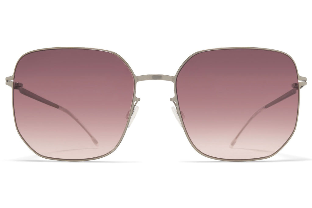 MYKITA - Indira Sunglasses Silver with Cedar Brown Gradient Lenses