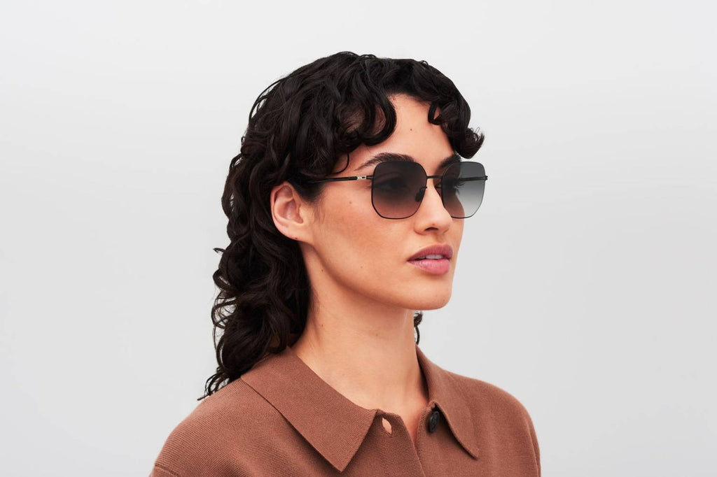 MYKITA - Indira Sunglasses Black with Grey Gradient Lenses