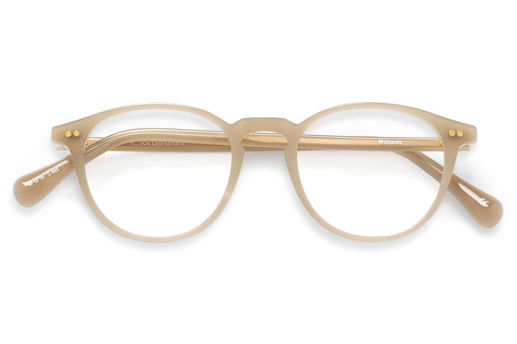 Kaleos Eyehunters - Williams Eyeglasses Translucent Taupe