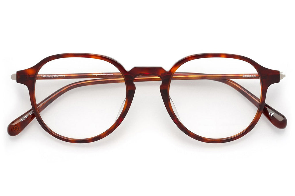 Kaleos Eyehunters - Jackson Eyeglasses Dark Brown Tortoise