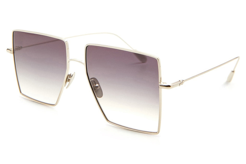 Kaleos Eyehunters - Stamper Sunglasses Silver with Grey Gradient Lenses