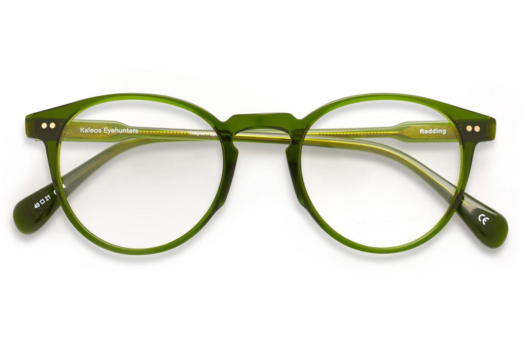 Kaleos Eyehunters - Redding Eyeglasses Translucent Dark Green
