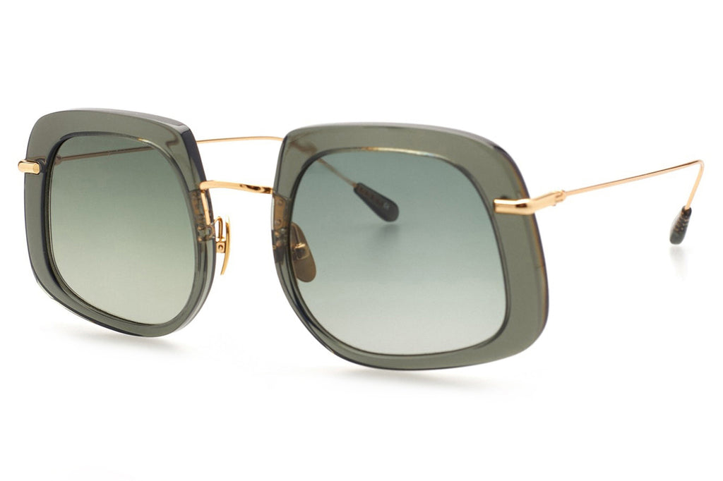 Kaleos Eyehunters - Barton Sunglasses Transparent Green-Grey