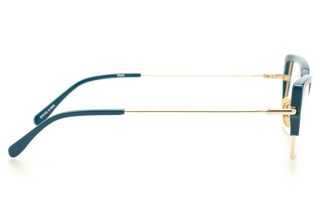 Kaleos Eyehunters - Voss Eyeglasses Opaque Blue