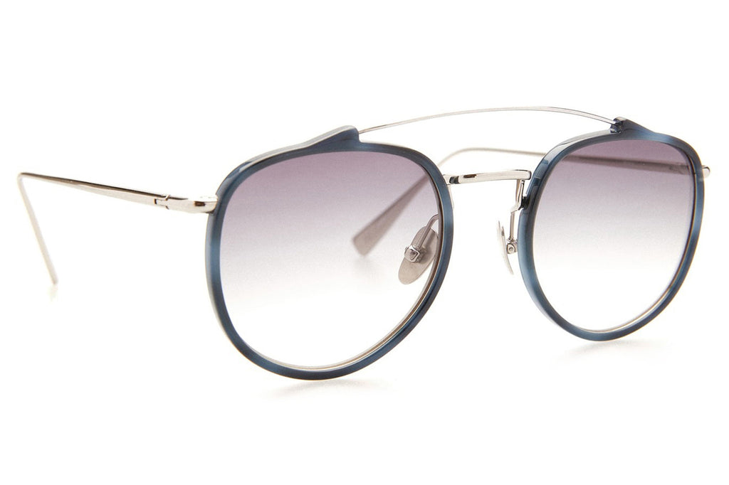 Kaleos Eyehunters - Rubin Sunglasses Blue Tortoise/Silver