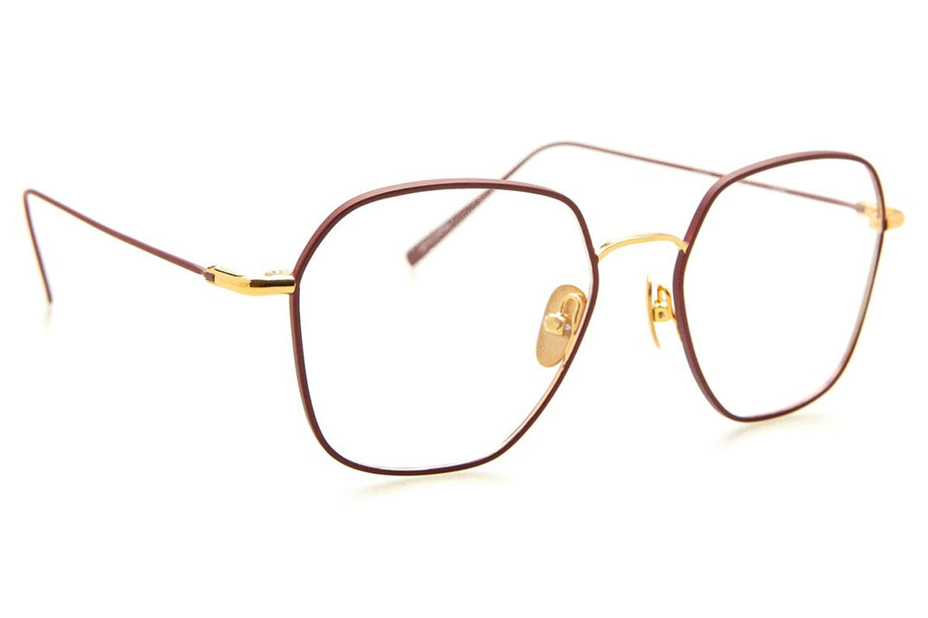 Kaleos Eyehunters - Wheeler Eyeglasses Matte Garnet