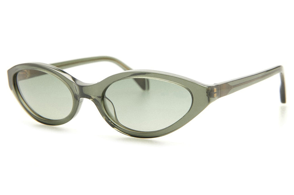 Kaleos Eyehunters - Shearon Sunglasses Transparent Greyish Green