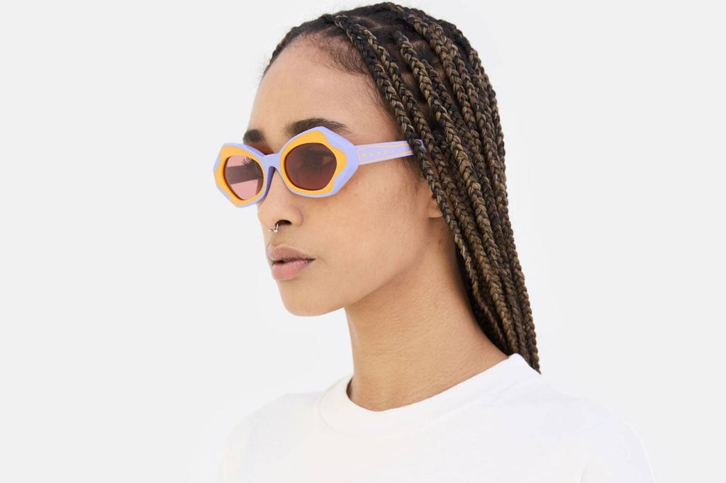 Marni® - Unlahand Sunglasses Lilac/Orange
