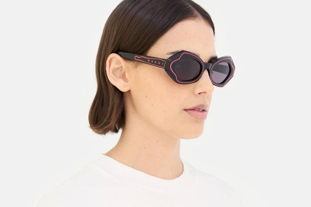 Marni® - Unlahand Sunglasses Black/Red