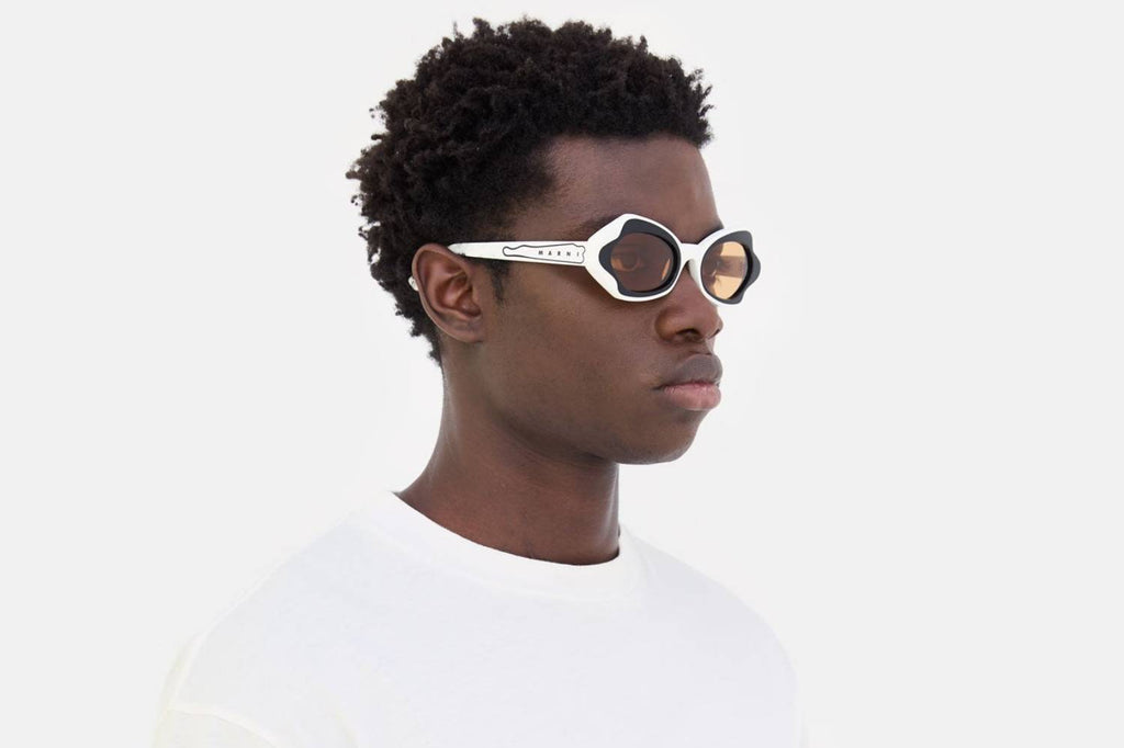 Marni® - Unlahand Sunglasses White/Black