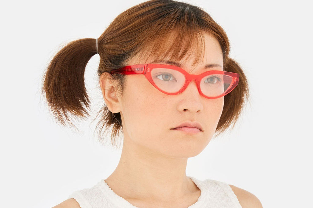 Retro Super Future® - Numero 124 Eyeglasses Light Red