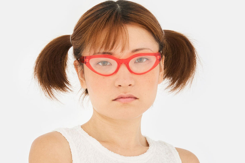 Retro Super Future® - Numero 124 Eyeglasses Light Red