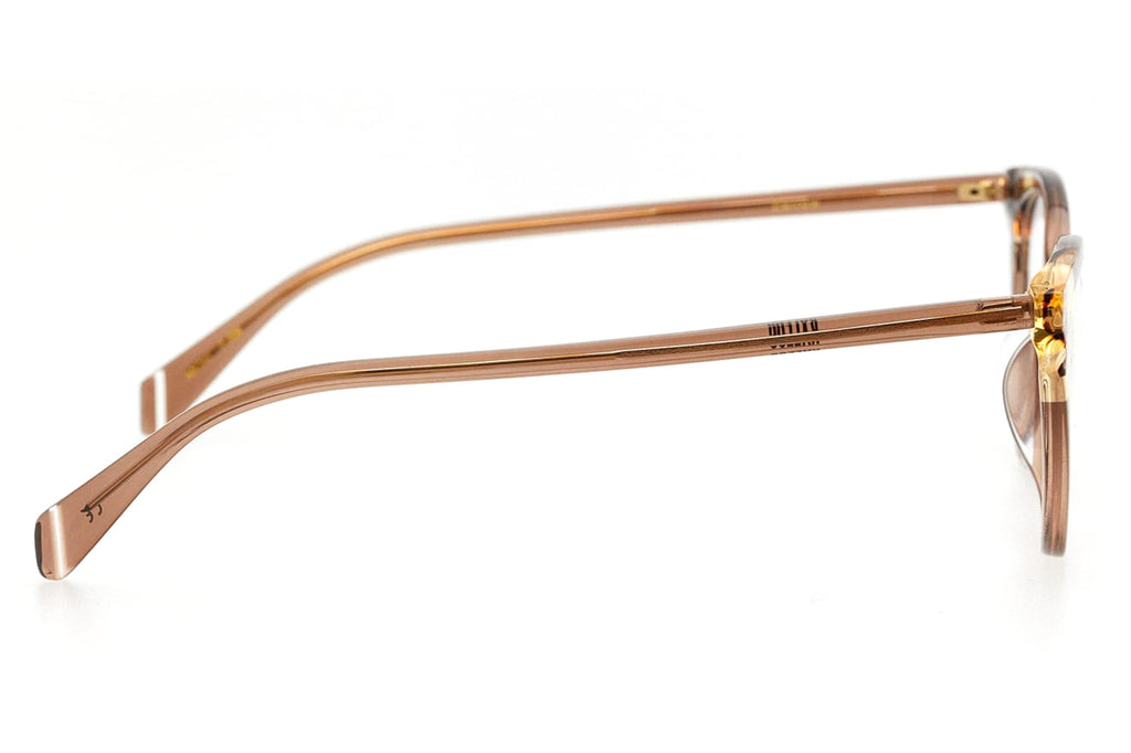 Kaleos Eyehunters - Darrow Eyeglasses Transparent Brown