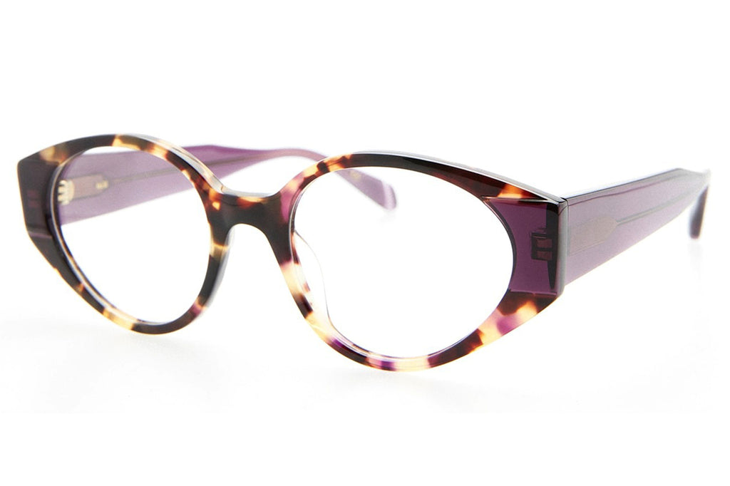 Kaleos Eyehunters - Elson Eyeglasses Purple Tortoise/Opaque Purple