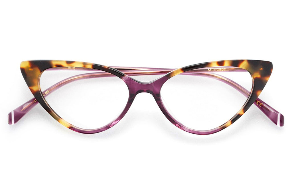 Kaleos Eyehunters - Mundson Eyeglasses Brown Tortoise/Purple