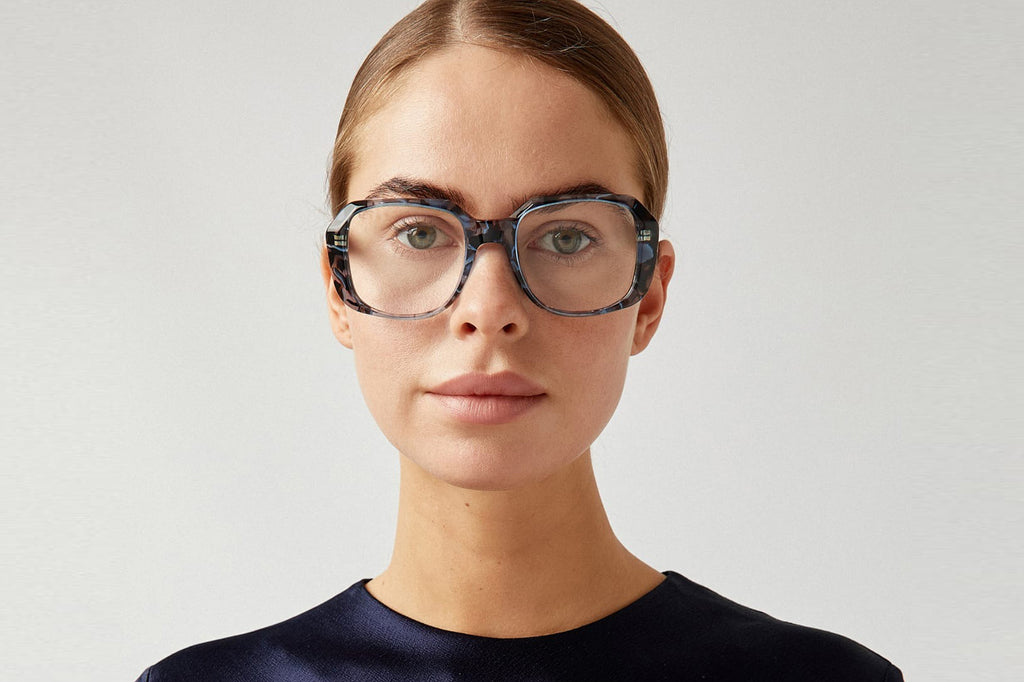 Kaleos Eyehunters - Rivers Eyeglasses Blue Tortoise