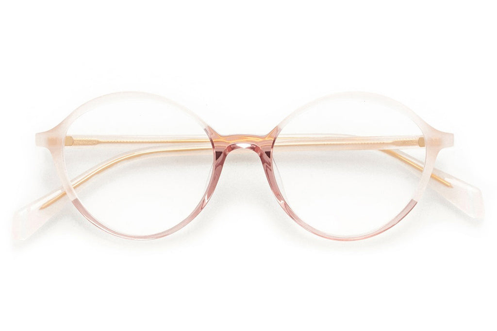 Kaleos Eyehunters - Gale Eyeglasses Translucent Pink/Opaque Pink