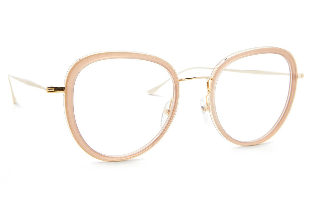 Kaleos Eyehunters - McPherson Eyeglasses Light Brown/Gold