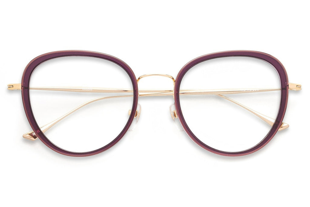 Kaleos Eyehunters - McPherson Eyeglasses Transparent Violet/Gold
