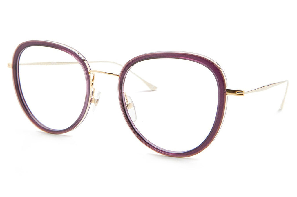 Kaleos Eyehunters - McPherson Eyeglasses Transparent Violet/Gold