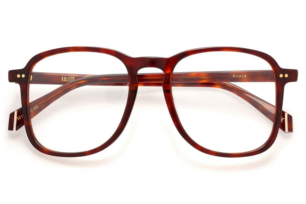 Kaleos Eyehunters - Prince Eyeglasses Red Tortoise