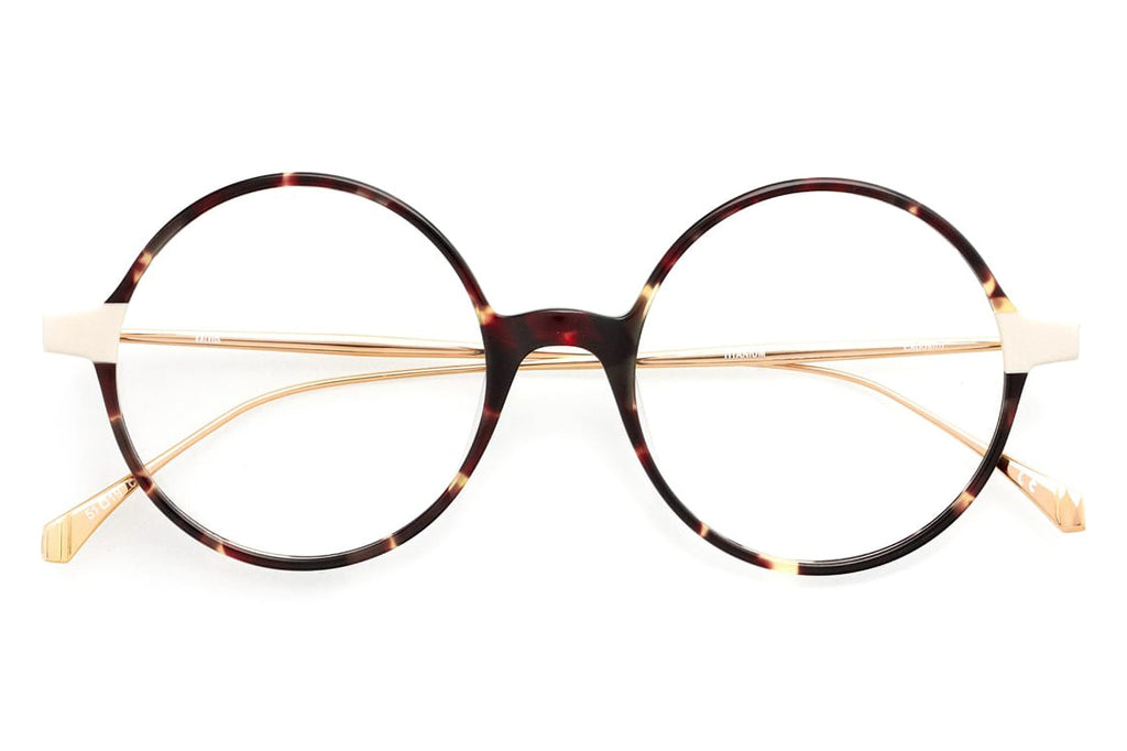 Kaleos Eyehunters - Esposito Eyeglasses Dark Brown Tortoise/Light Pink