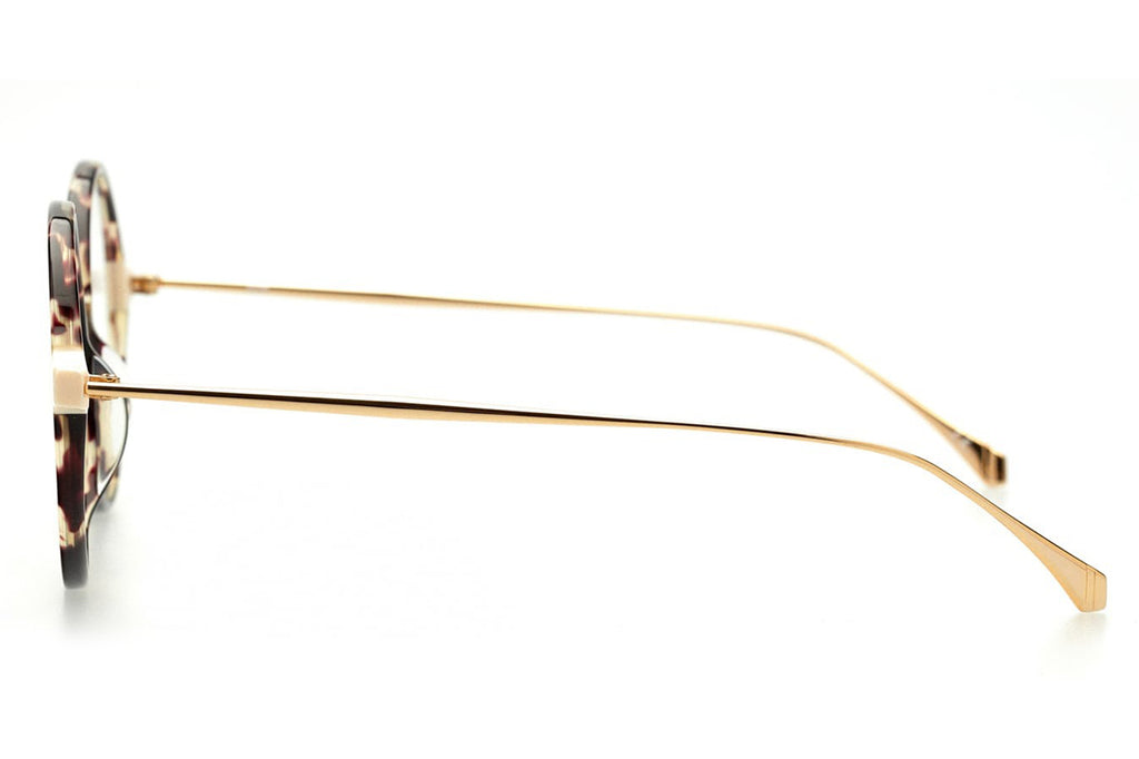 Kaleos Eyehunters - Esposito Eyeglasses Dark Brown Tortoise/Light Pink