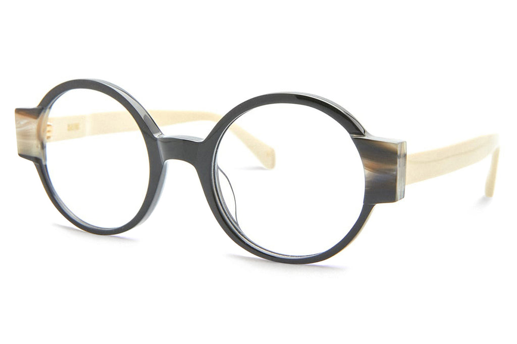 Kaleos Eyehunters - Cassen Eyeglasses Black/Havana Horn