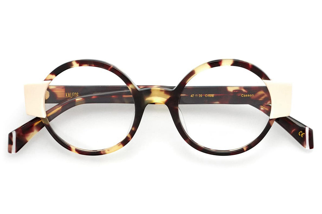 Kaleos Eyehunters - Cassen Eyeglasses Vintage Brown Tortoise/Ivory