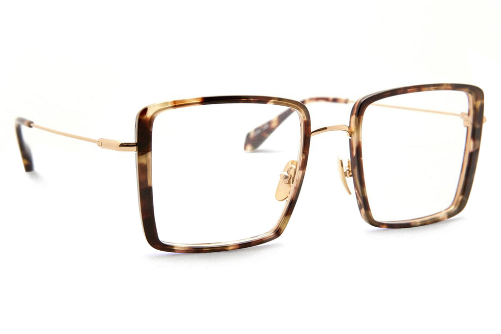 Kaleos Eyehunters - Fox Eyeglasses Brown Tortoise