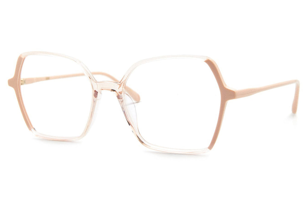 Kaleos Eyehunters - Weiss Eyeglasses Transparent Pink/Opaque Pink