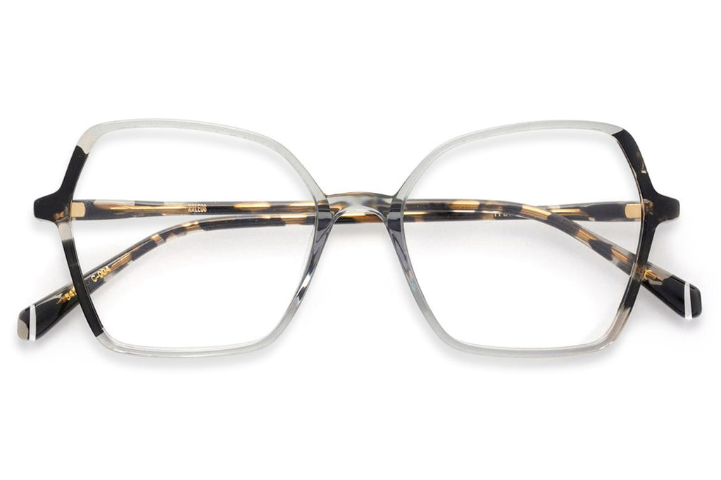 Kaleos Eyehunters - Weiss Eyeglasses Transparent Grey/Black Tortoise