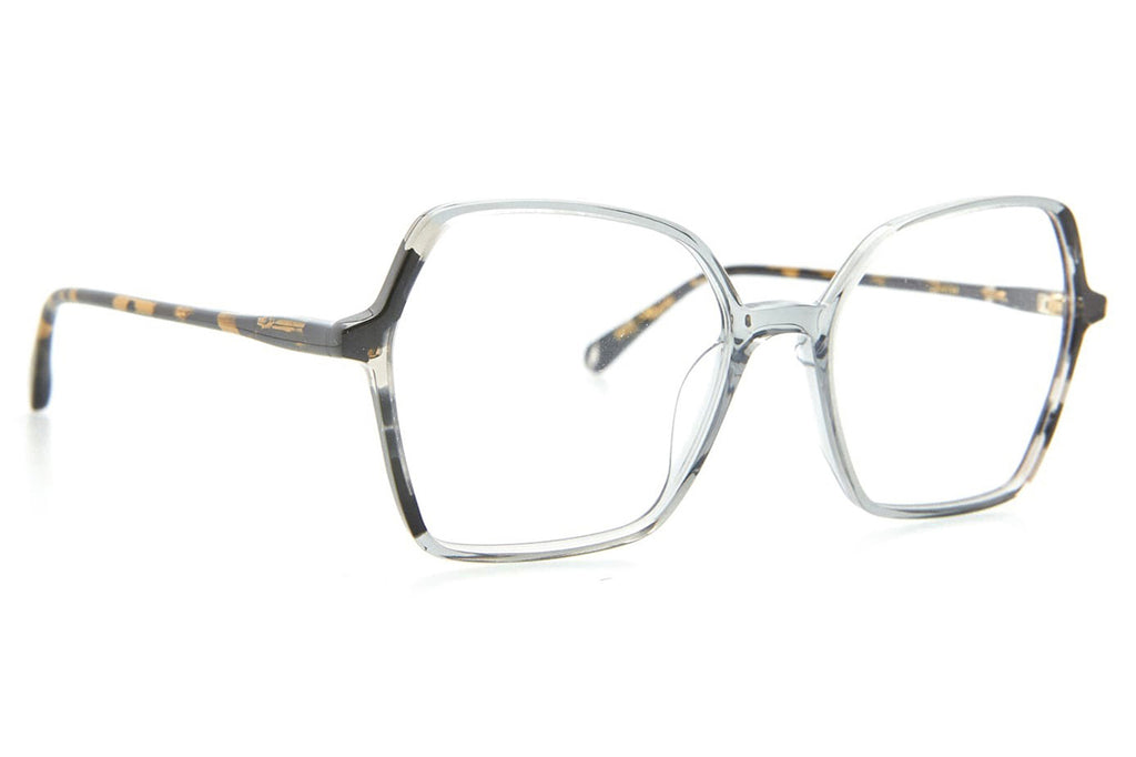 Kaleos Eyehunters - Weiss Eyeglasses Transparent Grey/Black Tortoise