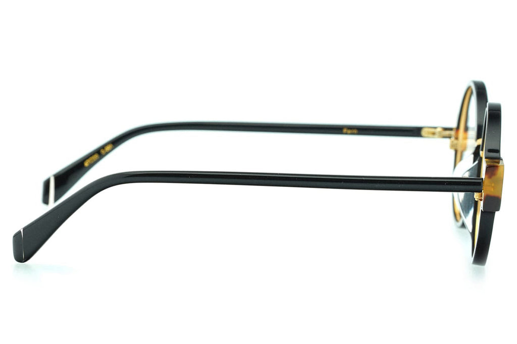 Kaleos Eyehunters - Fern Eyeglasses Black/Light Brown Tortoise